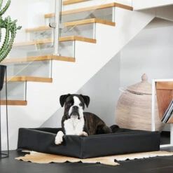 Bia Kunstleder-Bezug Taupe -Happy Hundchen Geschaft bia kunstleer hoes taupe 164125 0500 none