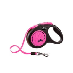 Flexi Rollleine New Neon - Rosa -Happy Hundchen Geschaft flexi rollijn new neon roze 168492 0500 none