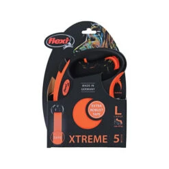 Flexi Rollleine XTREME - Tape Leash Orange -Happy Hundchen Geschaft flexi rollijn xtreme tape leash orange 176491 0500 none