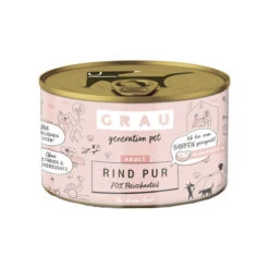 Grau Excellence Adult Pur - Rind - Dose 6 Grau Excellence Adult Pur - Rind - Dose -Happy Hundchen Geschaft grau excellence adult puur hondenvoer rund blik 202457 0500 none