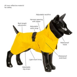 PAIKKA Visibility Raincoat Lite Yellow 11 PAIKKA Visibility Raincoat Lite Yellow -Happy Hundchen Geschaft paikka visibility raincoat lite yellow 217724 0500 none