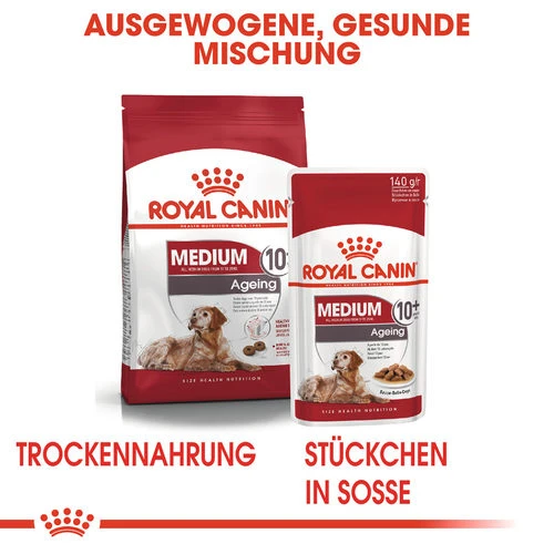 Royal Canin Medium Ageing 10+ Wet - Hundefutter 9 Royal Canin Medium Ageing 10+ Wet - Hundefutter – Bild 7