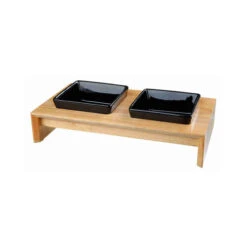 Trixie Napf-Set - Keramik/Holz 9 Trixie Napf-Set - Keramik/Holz -Happy Hundchen Geschaft trixie voer waterbak set keramiek hout 178711 0500 none