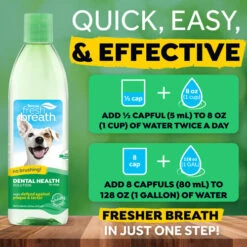 TropiClean - Fresh Breath Water Additive 5 TropiClean - Fresh Breath Water Additive -Happy Hundchen Geschaft tropiclean fresh breath water additive 221157 0500 none